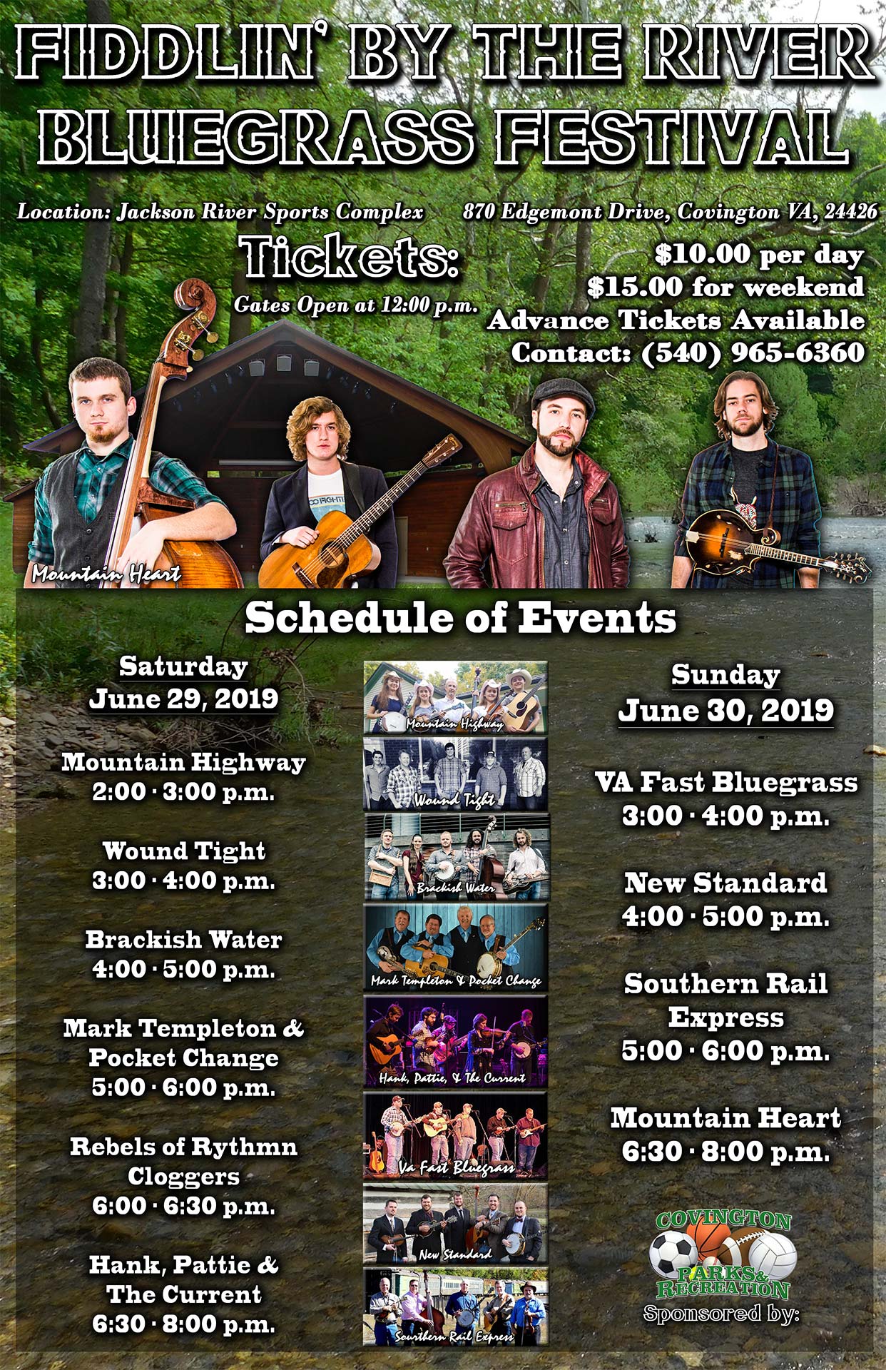 Fiddlin' by the River Bluegrass Festival - Covington City